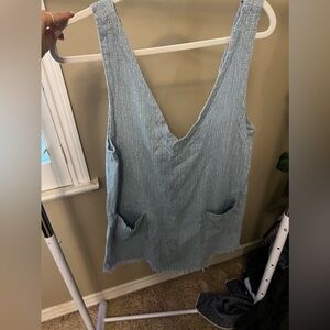Tobi sundress.  Looks denim but soft material. Size medium